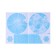 Set for design "Cut the snowflakes from paper - 1" 8 snowflakes, 2 garlands, 6 x 8 cm