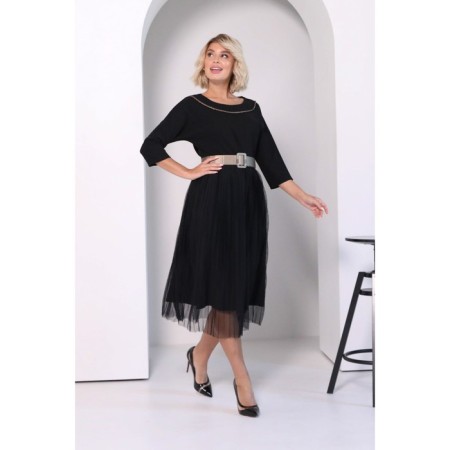 Women's dress, size 44, black color