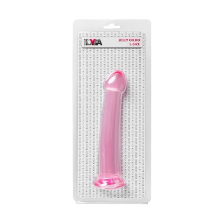 Unrealistic phallimitator Jelly Dildo L Toyfa Basic, TPE, Pink, 20 cm-5