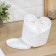 Table for cutlery "Heart", 17 × 18.5 × 15.5 cm, white color