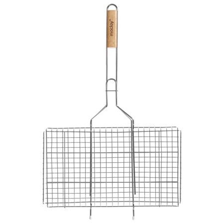 Ground Grill Universal Maclay, 26x45 cm, chrome steel, for barbecue-8