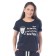 Women's costume be happy, size 44, dark blue color