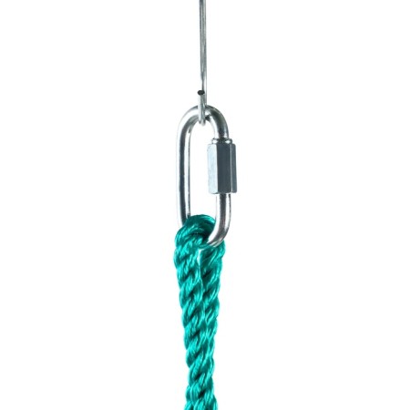 Swing a nest with a pillow of 80 cm, with a braid, a green pillow-1