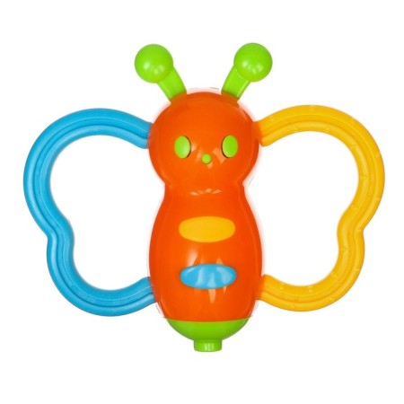 The rattle "Butterfly is a pipe", color mix, crush me-4