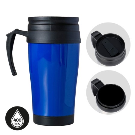 Thermal circle, 400 ml, comfort "Master K", 12 x 17 cm, blue