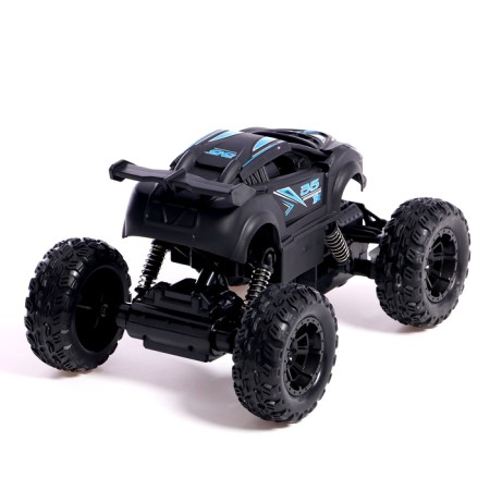 The radio -controlled “conqueror” jeep, control from the phone, works for the battery, the color is black-2