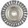 Matrix Ushm brush, d = 150 mm, M14, flat, twisted wire 0.5 mm