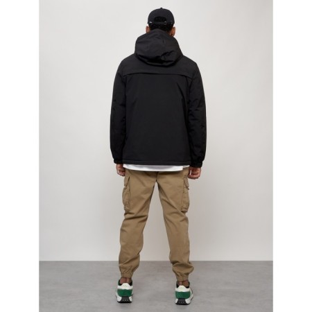 Male spring jacket, size 58, black color-7