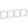 Frame SE AtlasDesign, 4 posts, universal, white, Atn000104