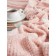 Blush blanket, size 200x220 cm, pink color