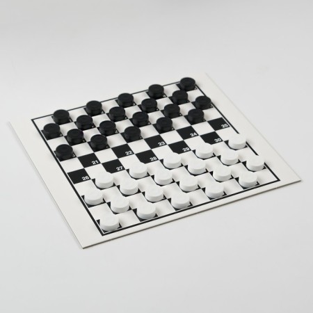 Checkers "Russian and international", field 20 x 20 cm-1