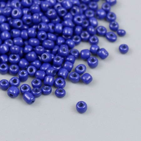 Glass beads 6/0 "blue-violet" bright 450 g