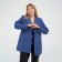 Women's jacket Mist Plus-Size, r.52, blue