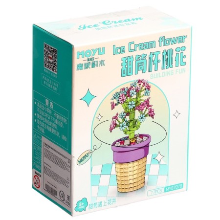 Designer flowers "sakura in a pot", 77 parts-1