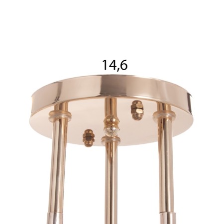 Aryan chandelier BP 3x40W E27 Gold Model: 2800084-4