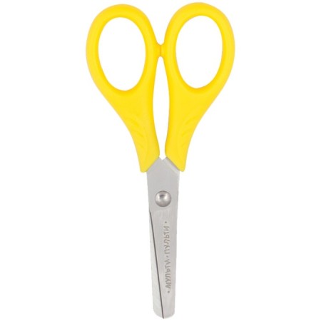 Scissors 12.8 cm children's multi-bullets "Raccoon Adventures", mix, euro suspension-11