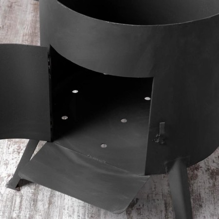 Bake under a cauldron 22 l d = 46 cm, with a chimney, with a door-10