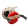 Culti-plate coil, metal-plastic, switch 3 modes, red color, 106