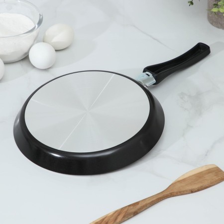 Pancake pan PROMO, D = 22 cm, plastic handle, anti -stick coating, black color-2