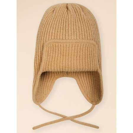 Children's hat, size 51-52, beige color-3