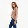 Women's longliva Minaku: Basic Line Beige Color, Rr. 46