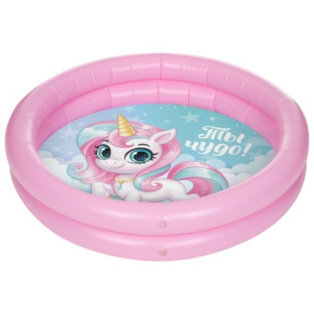 Inflatable pool “on the wave: unicorn”, 62x14 cm-4