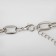 Piece "chain" heart on a pin, color silver, 50 cm