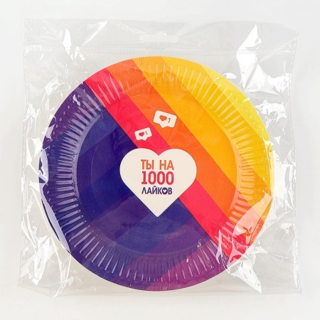 Disposable paper plate "like", 18 cm-4