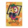 Diamond mosaic with partial filling for children "Parrot Kesha", 10 x 15 cm