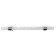 Cappio pk106 bracket handle, m/o 128 mm, d = 12 mm, plastic, transparent/chrome color