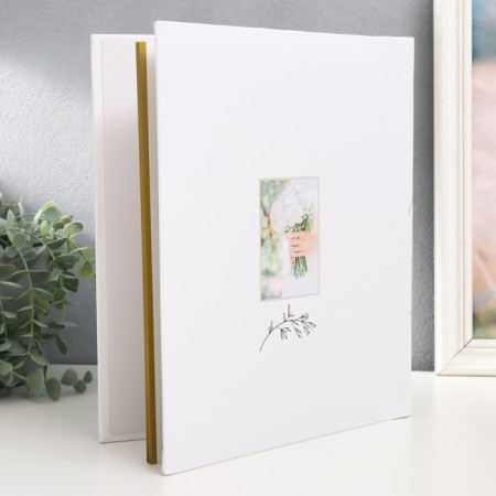 Photo album for 10 magnists 23x28 cm, int. spiral "Bright Wedding" July-1