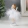 Souvenir Polystone "Angel-Land with braids, in a white skirt" Pooh 10x3x5 cm