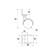 Furniture wheel, d = 50 mm, g-shaped, with mount, without brake, black plastic