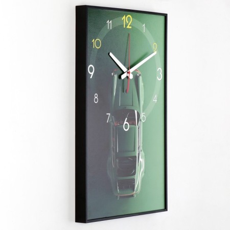 Carting clock is wall-mounted, interior "machine", smooth move, 1AA, 57 x 35 x 4 cm-4
