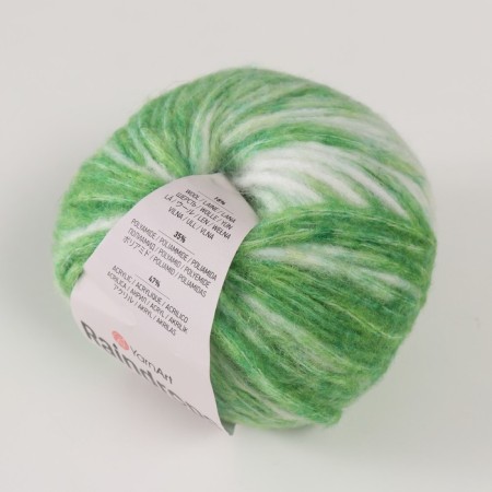 Rindrops yarn 18% wool, 35% polyamide, 47% acrylic 115m/50g (2912 Green Melange)-1