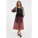 Female dress, size 44, black color, pink