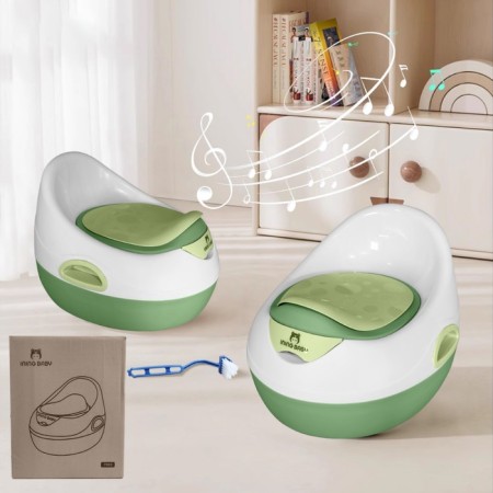 Children's Ining Baby P002 pot, with music, green color