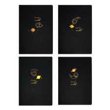 A5 sketchbook, 24 black sheets, 