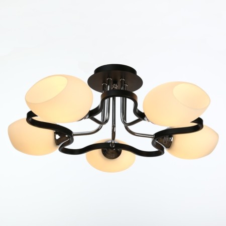 Astia chandelier 5x60W E27 Chrome-black 55x55x22 cm.-1