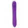 Vibrator with stimulation of the point G, 22 x3.8 x3.1 cm, purple