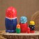 Matryoshka "Compound", birds, 5 puppet, 15 cm, mix