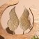 Interior souvenir in the wooden ring "Wings" 33x8x34 cm