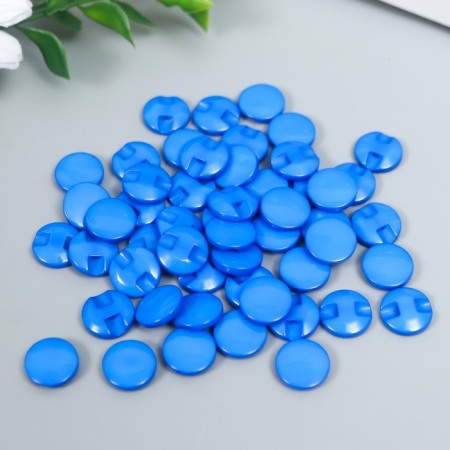 Buttons plastic on the midnight "Bulk-blue" 1.3x1.3 cm set 50 pcs 2x5x5.5 cm-3