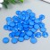 Buttons plastic on the midnight "Bulk-blue" 1.3x1.3 cm set 50 pcs 2x5x5.5 cm