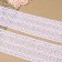 Knitted lace, 115 mm × 10 ± 1 m, white color