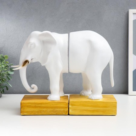 Book holder "White Elephant" set of 2 pcs 35x11x25 cm-3