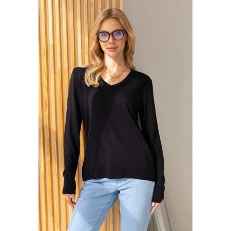 Female jumper, size l, black color 62010