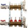 Distributive collector Stout SMB 0473 000003, 3 exits, with consumables, brass