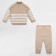 Knitted crumb set "Trendy" height 80-86 cm, beige color