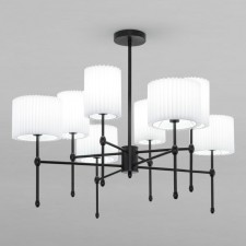 Ceiling Lamp EUROSTURNO 60162/8, E14, 8x40W, 840x840x640 mm, black color black